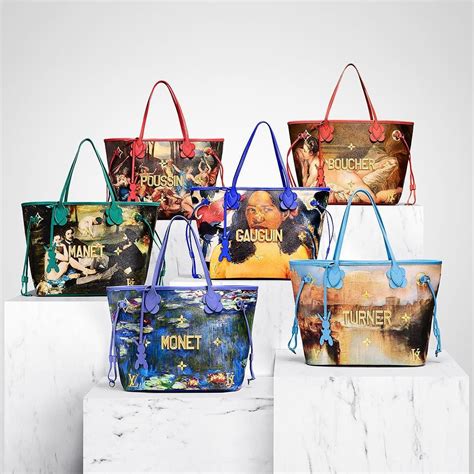 Louis Vuitton x Jeff Koons Masters Collection Boucher Neverfull 